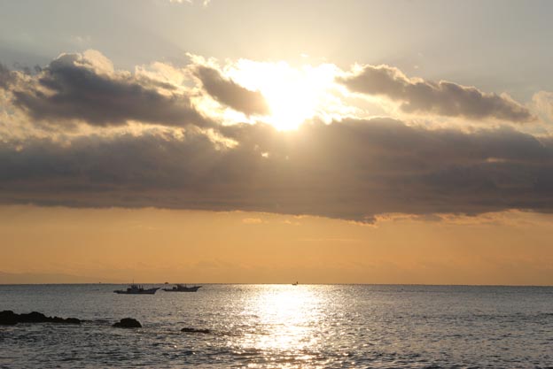 輝く土佐湾